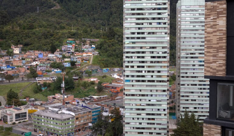 Contrastes en Bogotá